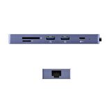 ORICO Type-C PD100W HDMI 4K@30Hz RJ45 SD TF 5Gbps Type-C 4 USB-A Portlu Hub Çoklayıcı