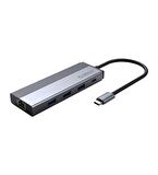 Orico 5-in-1 Type-C to 3 Port USB3.0 RJ45 Ethernet PD Adaptör 5SXRJ