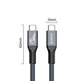 ORICO Thunderbolt 4 PD100W 5A 40Gbps 8K@60Hz Type-C Yüksek Hızlı Kablo 80 CM