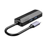 ORICO Type-C Bağlantılı 2 USB Portlu 4K@30Hz HDMI Docking Station Siyah