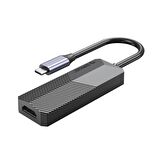 ORICO Type-C Bağlantılı 2 USB Portlu 4K@30Hz HDMI Docking Station Siyah