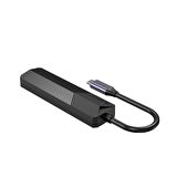ORICO Type-C Bağlantılı PD55W 2 USB Portlu HDMI Type-C TF/SD Docking Station Siyah