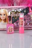 LİSANSLI BARBIE GİZEMLİ PARILTILAR KOLEKSİYONU KALEM ÇANTASI,KURŞUN KALEM,SİLGİLİ KALEMTRAŞ,RUJ SİLGİ VE TÜYLÜ GEÇMELİ KURŞUN KALEM KIRTASİYE SETİ