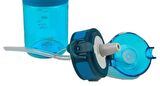 Uzspace Tritan Pipetli Su Matarası 600Ml 4106 Turkuaz