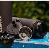 Uzspace Tritan 3038-2  1000 Ml Siyah Matara