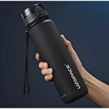 Uzspace Tritan 3038-2  1000 Ml Siyah Matara