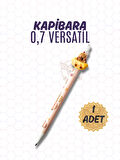 Kapibara Figürlü 0,7 mm Uçlu Versatil Kalem (1 Adet)