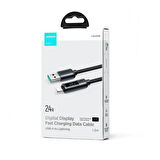Joyroom 2,4A USB'den Lighting Dijital Ekranlı Göstergeli Şarj Kablosu 1.2MT
