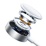 Joyroom 3'ü 1 Arada Watch Magnetic Şarj + Lightning + Type-C Kablo