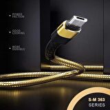 Joyroom S-M363 1.2m 2.4A Mikro USB Hızlı Şarj ve Veri Kablosu Gold