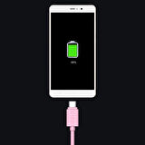 Joyroom JR-S118 Type-C USB Hızlı Şarj ve Data Kablosu 1m Pembe