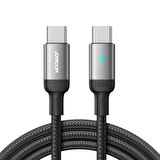 Joyroom 100W Type-C'den Type-C Örgü Şarj Ve Data Kablosu 3 Metre