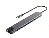 Pmr 10in1 Type C Hub Çevirici 4*usb 3.0/Kart okuyucu/ 4k Hdmi/ Gigabyte Ethernet/100W pd Şarj