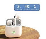 Konfulon BTS-21  Dijital Şarj Göstergeli Kablosuz Bluetooth Airpods Kulaklık