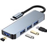 Concord Byl-2013t Type-c 4port Usb 3.0 & 2.0 Yeni Nesil Type-C Usb Çoğaltıcı