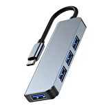 BYL-2013T Type-C 4 Port USB HUB 3.0 - 2.0 Yeni Nesil Çoğaltıcı Çevirici Çoklu Switch