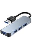 Byl-2013u 4 In 1 Usb 3.0 & 2.0 Hub Alüminyum Gövde Usb Çoklayıcı Hub
