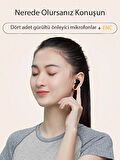 QCY T13 ANC 4 Mikrofon Beyaz Bluetooth 5.3 Kablosuz Kulaklık