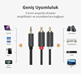 Ugreen 3.5mm AUX RCA Ses Kablosu 10 Metre