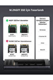 Ugreen M.2 Sata NGFF SSD USB 3.1 5Gbps Type-C Gen1 B-Key M+B Key Disk Kutusu Outlet