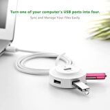 Ugreen USB 2.0 4 Portlu Hub Çoklayıcı Beyaz