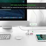 Ugreen USB 2.0 4 Portlu Hub Çoklayıcı Beyaz