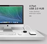 Ugreen USB 2.0 4 Portlu Hub Çoklayıcı Siyah