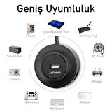 Ugreen USB 2.0 4 Portlu Hub Çoklayıcı Siyah