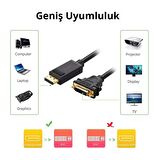 Ugreen DisplayPort Erkek to DVI 24+5 Erkek Çevirici Dönüştürücü 15 CM