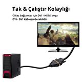 Ugreen DisplayPort Erkek to DVI 24+5 Erkek Çevirici Dönüştürücü 15 CM