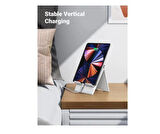 UGREEN 20437 Yükseklik Ayarlı Telefon ve Tablet Tutucu Standı Beyaz Foldable Tablet Stand