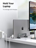 UGREEN Alüminyum Dikey Dizüstü Bilgisayar Standı Ayarlanabilir Masa Dizüstü Bilgisayar Standı MacBook Pro Air ile Uyumlu MateBook Chromebook Dizüstü iPad Pro Mini OUTLET