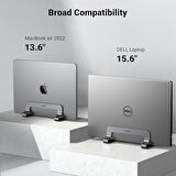 UGREEN Alüminyum Dikey Dizüstü Bilgisayar Standı Ayarlanabilir Masa Dizüstü Bilgisayar Standı MacBook Pro Air ile Uyumlu MateBook Chromebook Dizüstü iPad Pro Mini OUTLET