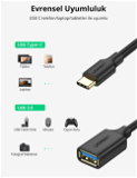 Ugreen Type-C USB 3.0 Dönüştürücü Adaptör Beyaz