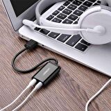 Ugreen Harici 3.5mm USB Ses Kartı Siyah