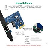 Ugreen Gigabit 10/100/1000 PCI Express Harici RJ45 Ethernet Ağ Kartı