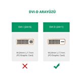 Ugreen VGA USB to DVI-D 24+1 Dişi Görüntü Aktarma Kablosu