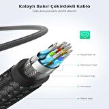 Ugreen 4K HDMI Örgülü Görüntü Ve Ses Aktarma Kablosu 15 Metre