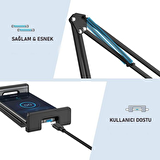 Ugreen Uzun Kollu Ayarlanabilir Masaüstü Tablet ve Telefon Tutucu