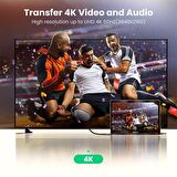 Ugreen 8K 60Hz HDMI 2.1 Örgülü Görüntü Aktarma Kablosu 5 Metre