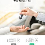 Ugreen 24W Alüminyum 2 Portlu USB Araç İçi Çakmaklık Şarj Cihazı