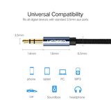 Ugreen 90 Derece L Tipi 3.5mm Aux Ses Kablosu 1.5 Metre