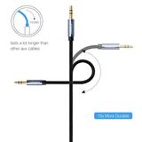 Ugreen 90 Derece L Tipi 3.5mm Aux Ses Kablosu 1.5 Metre