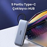 Ugreen Type-C to USB 3.0 HDMI VGA DisplayPort RJ45 TF SD PD Dönüştürücü Adaptör