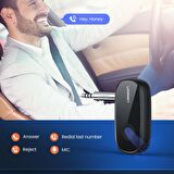 Ugreen Mikrofonlu Aux Bluetooth 5.0 Aptx Araç Kiti