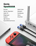 Ugreen Cat8 25Gbps 2000Mhz Örgülü Ethernet Kablosu 1.5 Metre