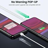 Ugreen iPhone Lightning 2.4A Data ve Şarj Kablosu Siyah 1 Metre