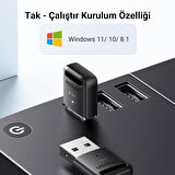 Ugreen Mini USB Dongle Bluetooth 5.3 Adaptör Siyah