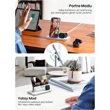 Ugreen 3 ‘ü 1 Arada iPhone Airpods Apple Watch Uyumlu MagSafe 25W Kablosuz Şarj Cihazı Stand 