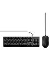 Ugreen Mk003 Ingilizce Kablolu Klavye Mouse Seti Teşhir